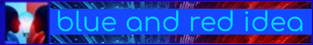 Blue and Red Idea